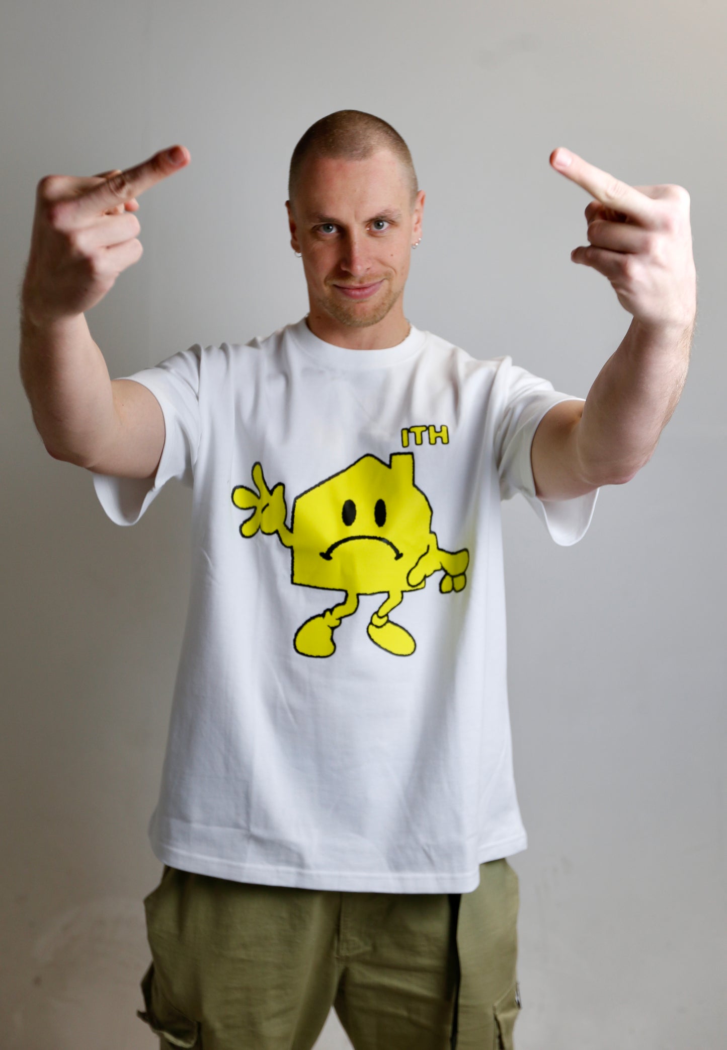 BASSLINE HOUSE TEE [WHITE]