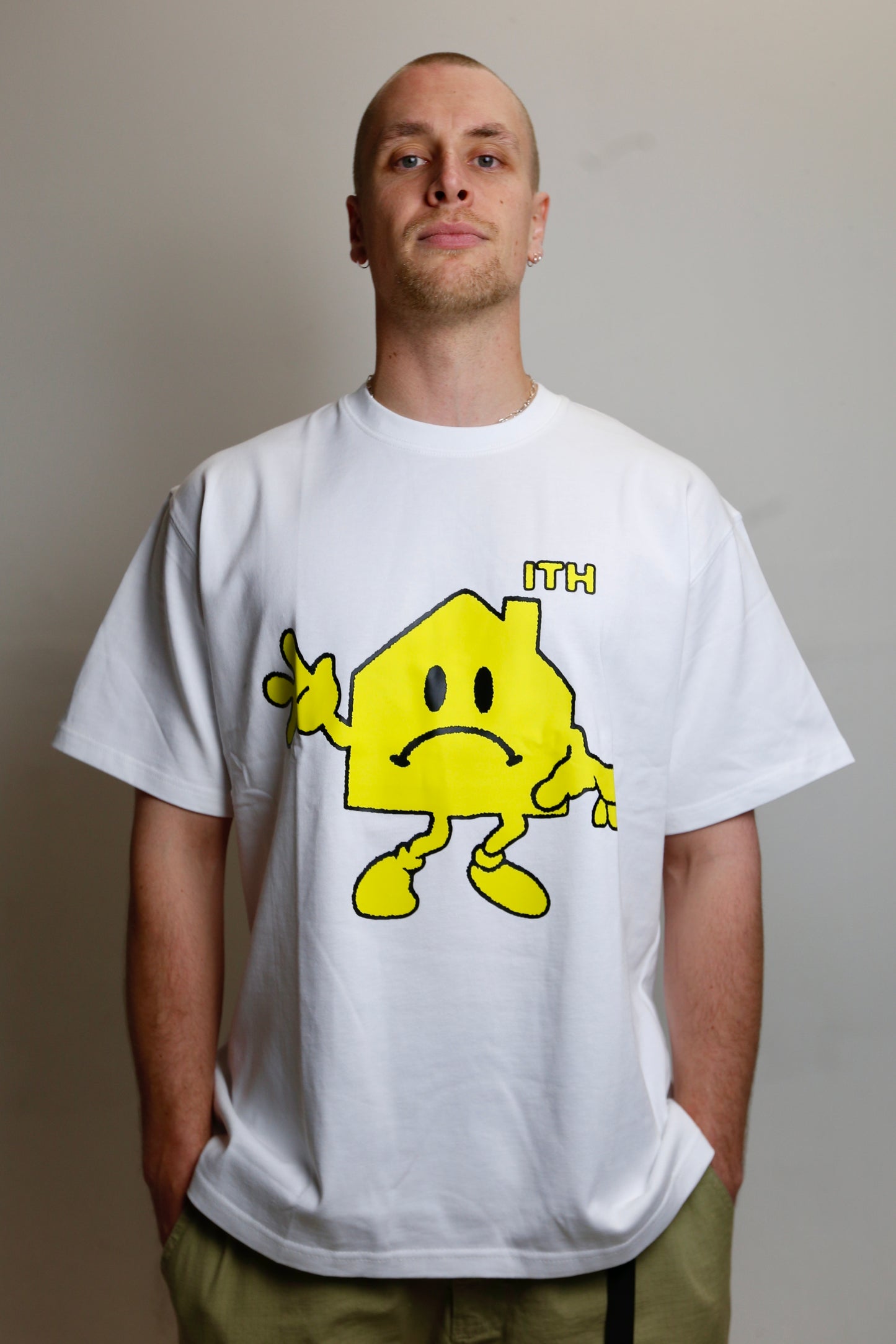 BASSLINE HOUSE TEE [WHITE]
