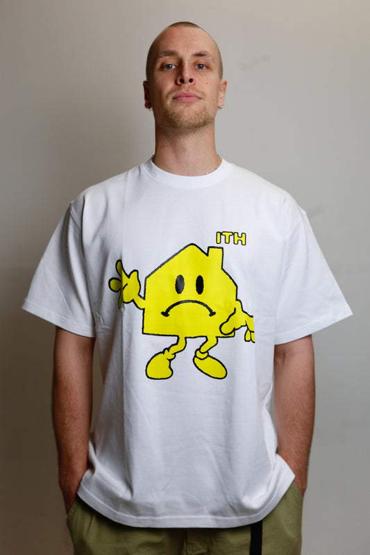 BASSLINE HOUSE TEE [WHITE]